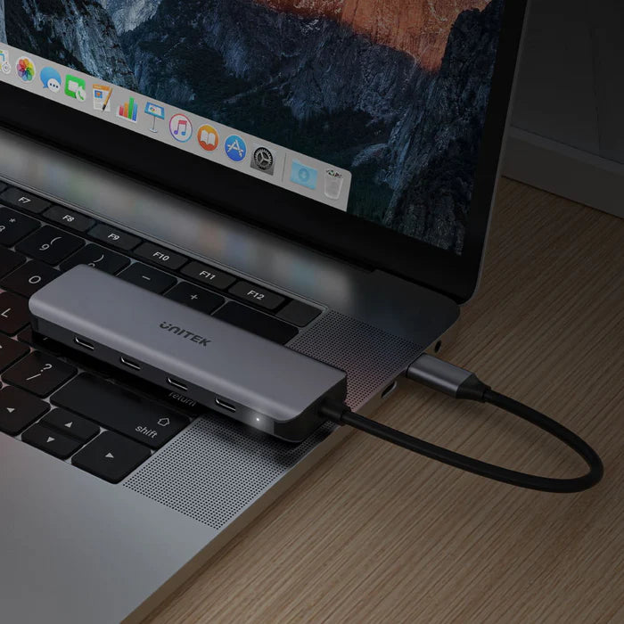Unitek uHUB Q4 Next 4 Ports USB-C Hub - H1107K Unitek uHUB Q4 Next 4 Ports USB-C Hub - H1107K